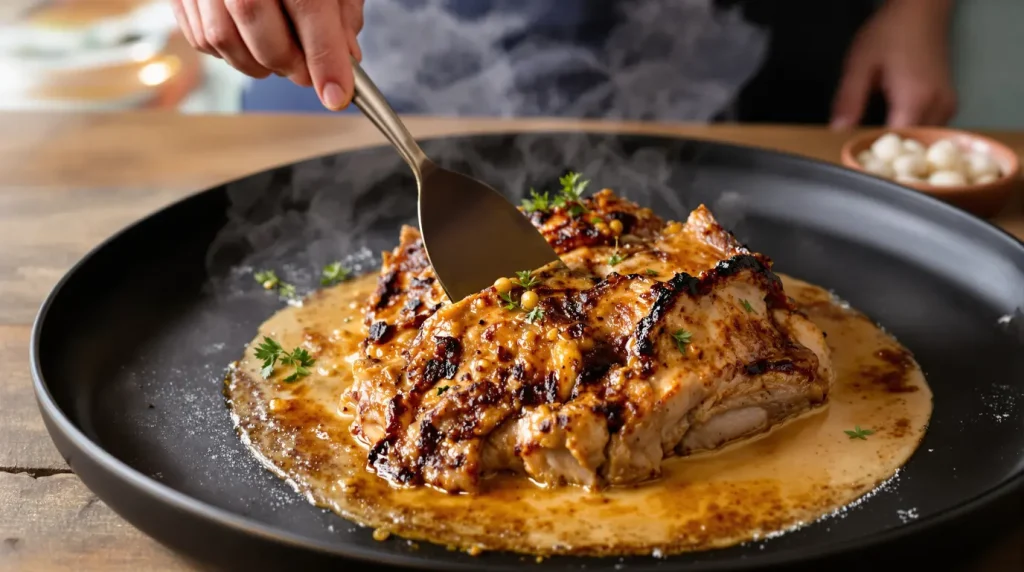 Ce rôti de porc cuit au lait est si fondant qu’on le déguste à la cuillère